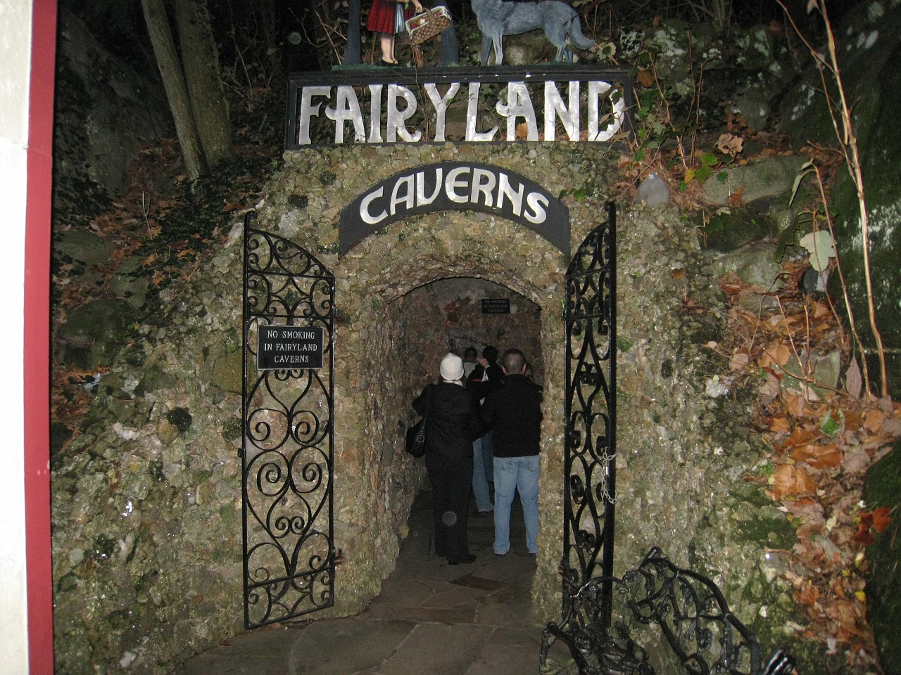 Vacation 2007-12 - Rock City 0256.jpg - Rock City outside of Chattanooga Tennessee has been a tourist attraction since 1932. I remembered seeing barn roofs painted with "See Rock City" and wanted to pay a visit to its home on Lookout Mountain. Christmas Vacation 2007-08.